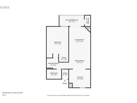 Floorplan - 2625 Woodstone Pl, Eugene, OR 97405 photo 1 of 1