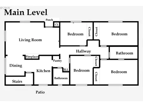Floorplan - 4733 E Amazon Dr, Eugene, OR 97405 photo 1 of 1