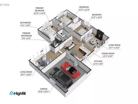 Floorplan - 288 Suburban Ave, Eugene, OR 97404 photo 1 of 1