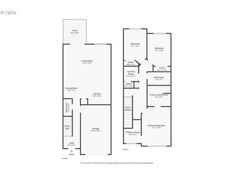 Floorplan - 2618 Waterlily Dr, Eugene, OR 97402 photo 1 of 1