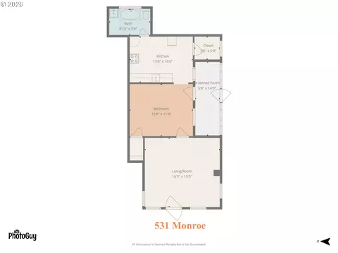 Floorplan - 527 Monroe St, Eugene, OR 97402 photo 5 of 6