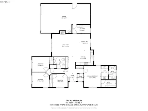 Floorplan - 988 Hamilton St, Springfield, OR 97477 photo 1 of 1
