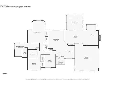 Floorplan - 1625 Victorian Way, Eugene, OR 97401 photo 1 of 1