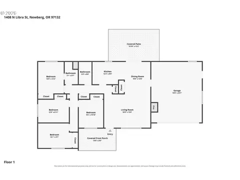 Floorplan - 1408 N Libra St, Newberg, OR 97132 photo 1 of 1