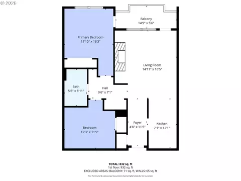 Floorplan - 318 NE Roberts Ave #203, Gresham, OR 97030 photo 1 of 1