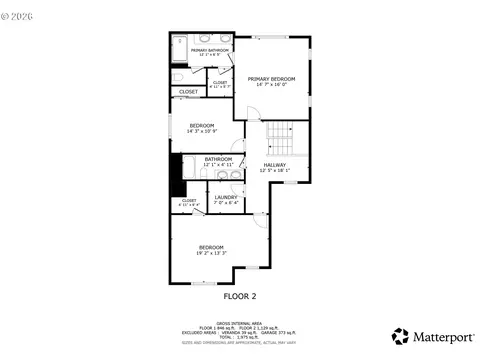 Floorplan - 3676 SW Tegart Ln, Gresham, OR 97080 photo 2 of 2