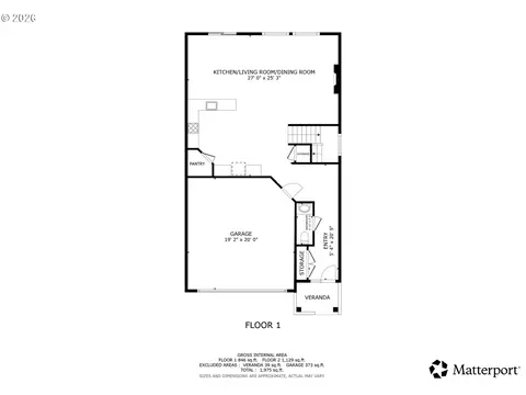 Floorplan - 3676 SW Tegart Ln, Gresham, OR 97080 photo 1 of 2