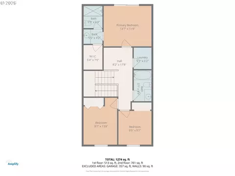 Floorplan - 2240 SE 16th St, Gresham, OR 97080 photo 2 of 3