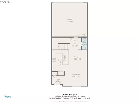 Floorplan - 2240 SE 16th St, Gresham, OR 97080 photo 1 of 3