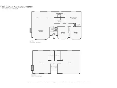 Floorplan - 1343 SE Wendy Ave, Gresham, OR 97080 photo 1 of 1