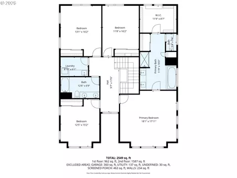 Floorplan - 2923 SW 40th St, Gresham, OR 97080 photo 2 of 3