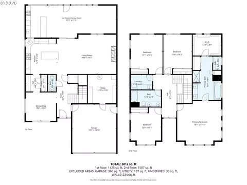 Floorplan - 2923 SW 40th St, Gresham, OR 97080 photo 3 of 3