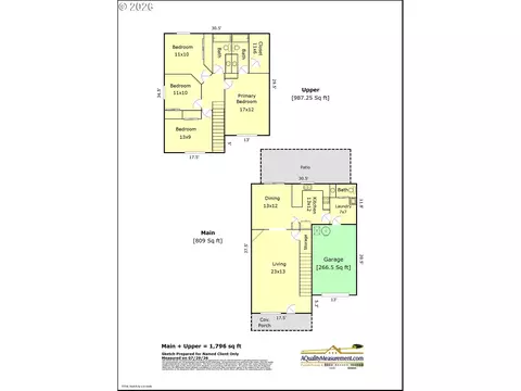 Floorplan - 3853 SE 181st Pl, Portland, OR 97236 photo 1 of 1