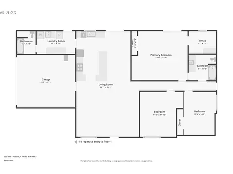 Floorplan - 220 NW 17th Ave, Camas, WA 98607 photo 2 of 4