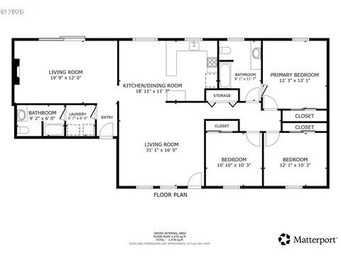 Floorplan - 600 NE 22nd St, Gresham, OR 97030 photo 1 of 1