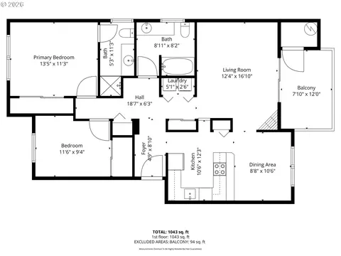Floorplan - 4614 W Powell Blvd #258, Gresham, OR 97030 photo 1 of 1