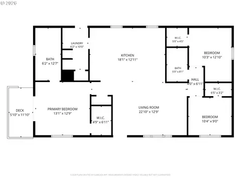 Floorplan - 620 N Wayside Loop, Otis, OR 97368 photo 1 of 1