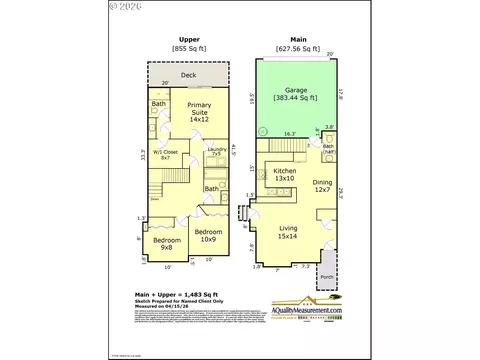 Floorplan - 2398 SE Palmquist Rd, Gresham, OR 97080 photo 1 of 1