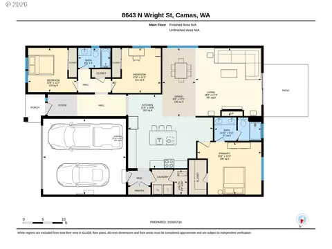 Floorplan - 8643 N Wright St, Camas, WA 98607 photo 1 of 1