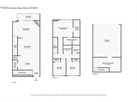 Floorplan - 16835 Champion Way, Sandy, OR 97055 photo 1 of 1