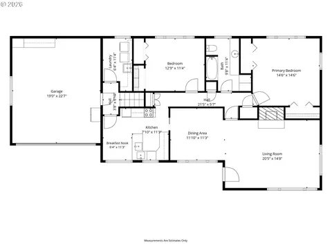Floorplan - 601 E 12th St, The Dalles, OR 97058 photo 2 of 2