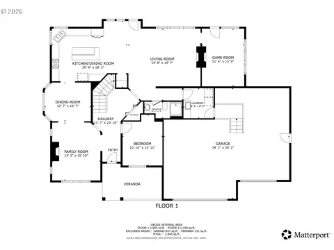 Floorplan - 2611 26th Loop, Springfield, OR 97477 photo 1 of 2