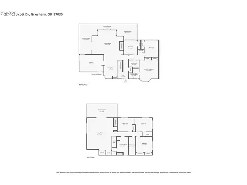 Floorplan - 231 NE Scott Dr, Gresham, OR 97030 photo 1 of 1