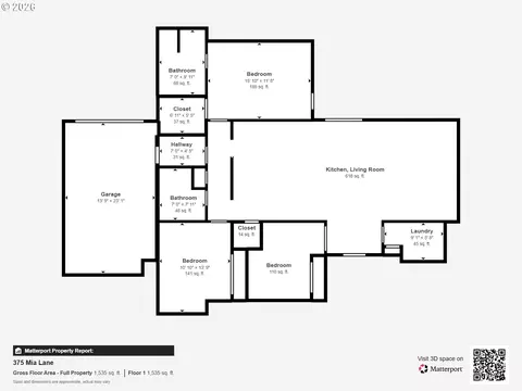 Floorplan - 375 Mia Ln, Eugene, OR 97401 photo 4 of 4