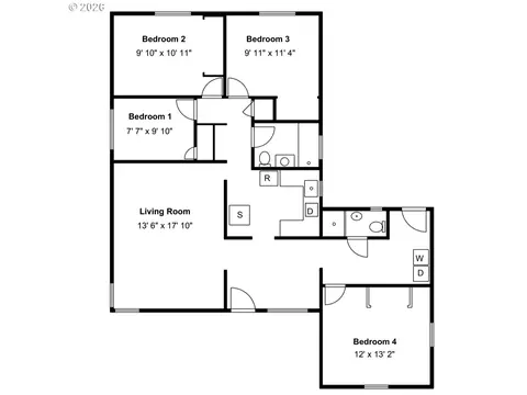 Floorplan - 2682 Harris St, Eugene, OR 97405 photo 2 of 2