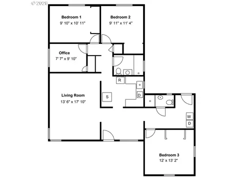 Floorplan - 2682 Harris St, Eugene, OR 97405 photo 1 of 2