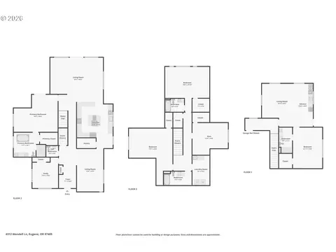 Floorplan - 4312 Wendell Ln, Eugene, OR 97405 photo 1 of 1