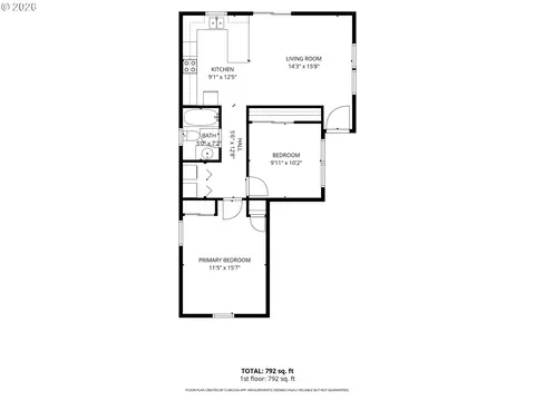 Floorplan - 593 Hanover St, Eugene, OR 97402 photo 1 of 1