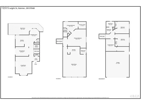 Floorplan - 72610 Dwight St, Rainier, OR 97048 photo 1 of 1