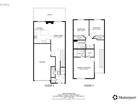 Floorplan - 805 NW Victoria Ave, Gresham, OR 97030 photo 1 of 1
