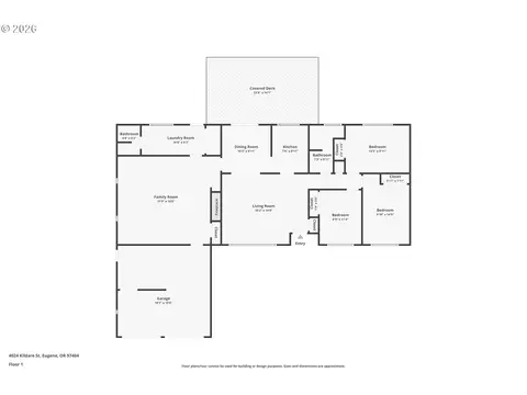 Floorplan - 4024 Kildare St, Eugene, OR 97404 photo 1 of 1