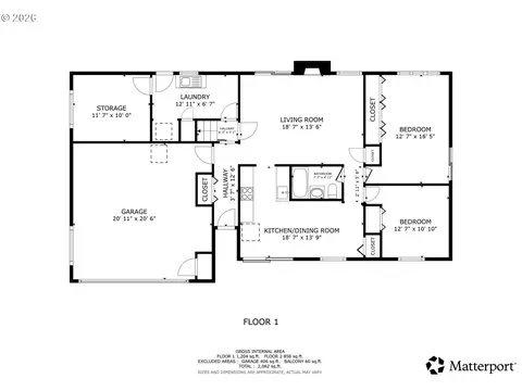 Floorplan - 19872 White Cloud Cir, West Linn, OR 97068 photo 1 of 2
