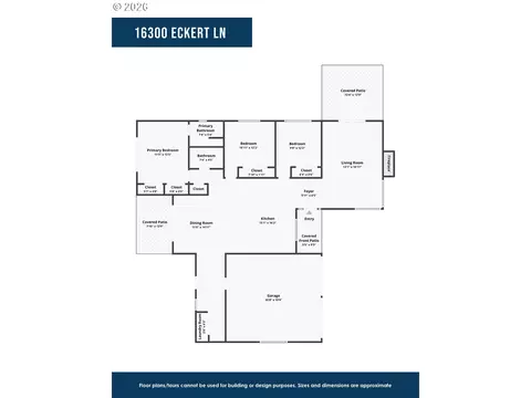 Floorplan - 16300 SEckert Ln, Damascus, OR 97089 photo 1 of 1