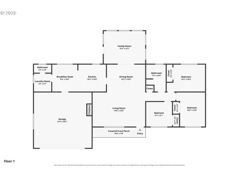 Floorplan - 2562 Dover Dr, Eugene, OR 97404 photo 2 of 2