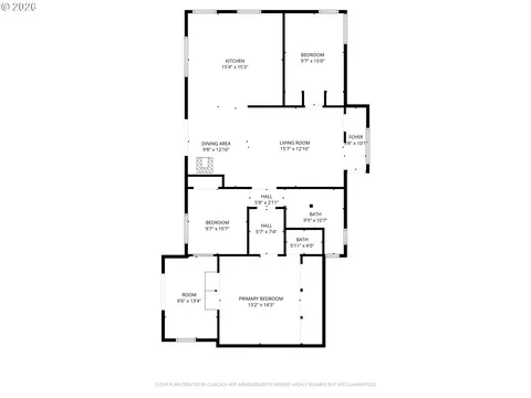 Floorplan - 1820 E Cedar St, Myrtle Point, OR 97458 photo 1 of 1