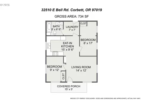 Floorplan - 32510 E Bell Rd, Corbett, OR 97019 photo 2 of 3