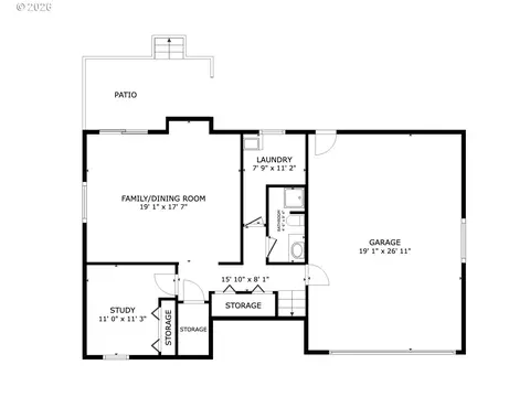 Floorplan - 340 Patricia Dr, Gladstone, OR 97027 photo 1 of 2