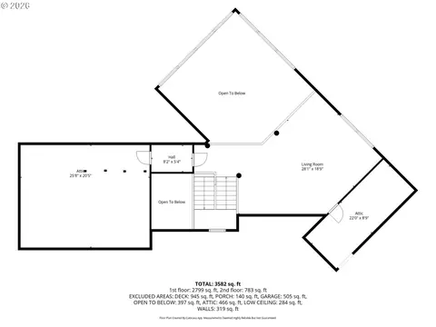Floorplan - 20680 E Glacier View Rd, Rhododendron, OR 97049 photo 2 of 2