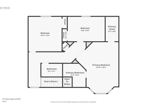 Floorplan - 3717 Riviera, Eugene, OR 97402 photo 1 of 1