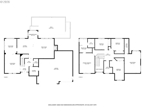 Floorplan - 4000 SW 30th Dr, Gresham, OR 97080 photo 1 of 1