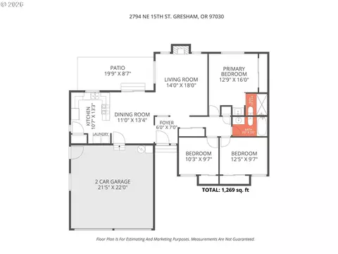Floorplan - 2794 NE 15th St, Gresham, OR 97030 photo 1 of 1