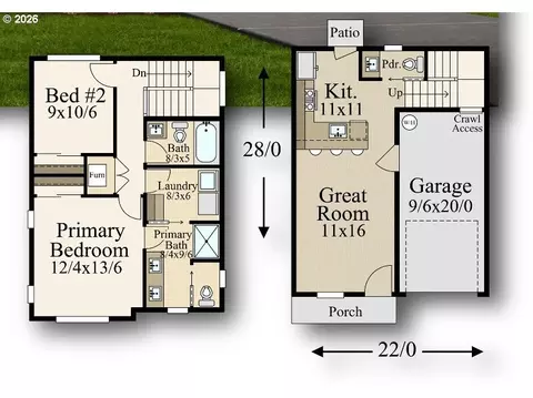 Floorplan - 4077 SW Mckinley St #37, Gresham, OR 97080 photo 1 of 1