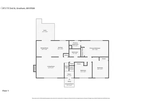 Floorplan - 895 NW 3rd St, Gresham, OR 97030 photo 1 of 1