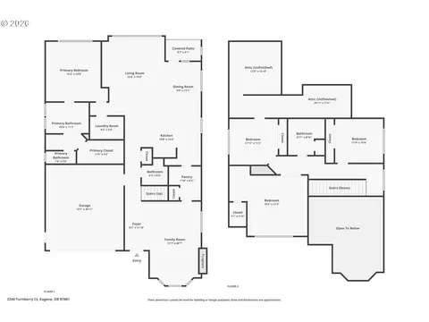 Floorplan - 2240 Turnberry Ct, Eugene, OR 97401 photo 1 of 1