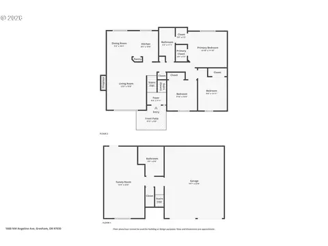 Floorplan - 1600 NW Angeline Ave, Gresham, OR 97030 photo 2 of 2