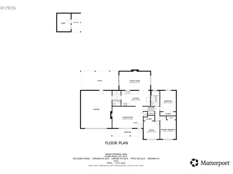 Floorplan - 1082 Dondea St, Springfield, OR 97478 photo 1 of 1